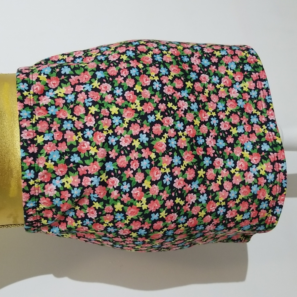 Free People Floral Print Mini Skirt